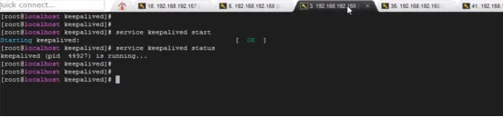 MyCat-集群-keepalived 启动及 haproxy 的高可用测试 | 学习笔记