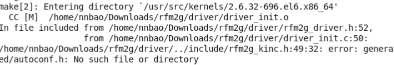 CentOS6.9安装反射内存卡出现的错误和问题