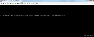 关于kvm安装Linux时的CPU soft lockup报错解决方案