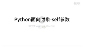 说说Python类中的self参数？