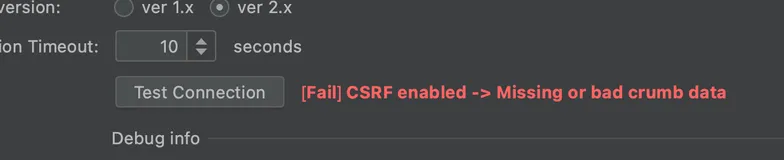 IDEA 配置 jenkins——CSRF enabled->Missing or bad crumb data