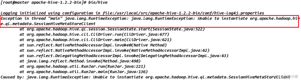 Exception in thread “main“ java.lang.RuntimeException: java.lang.RuntimeException: Unable to instant