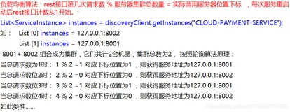 SpringCloud03_Ribbon的概述、核心组件IRule、负载均衡算法底层原理、手写Ribbon轮询算法（三）