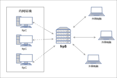 frp 用于内网穿透的基本配置和使用