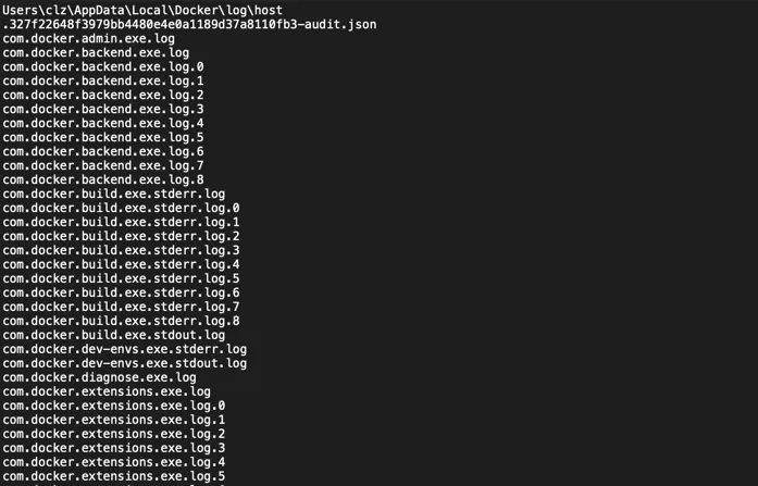 生成的Docker日志列表-按照子文件夹分类.png