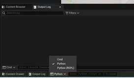 在UE5编辑器环境中使用Python