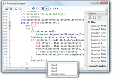 WPF使用AvalonEdit实现代码高亮显示、搜索、替换功能