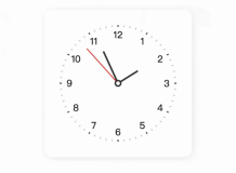 头图 CSS 绘制一个时钟