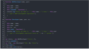 一个ABAP和JavaScript这两种编程语言的横向比较