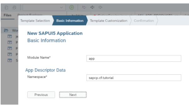 SAP云平台CloudFoundry环境里新建SAP UI5应用后，自动生成了哪些组件