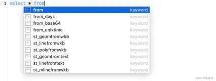 Flink SQL代码补全提示（源码分析）
