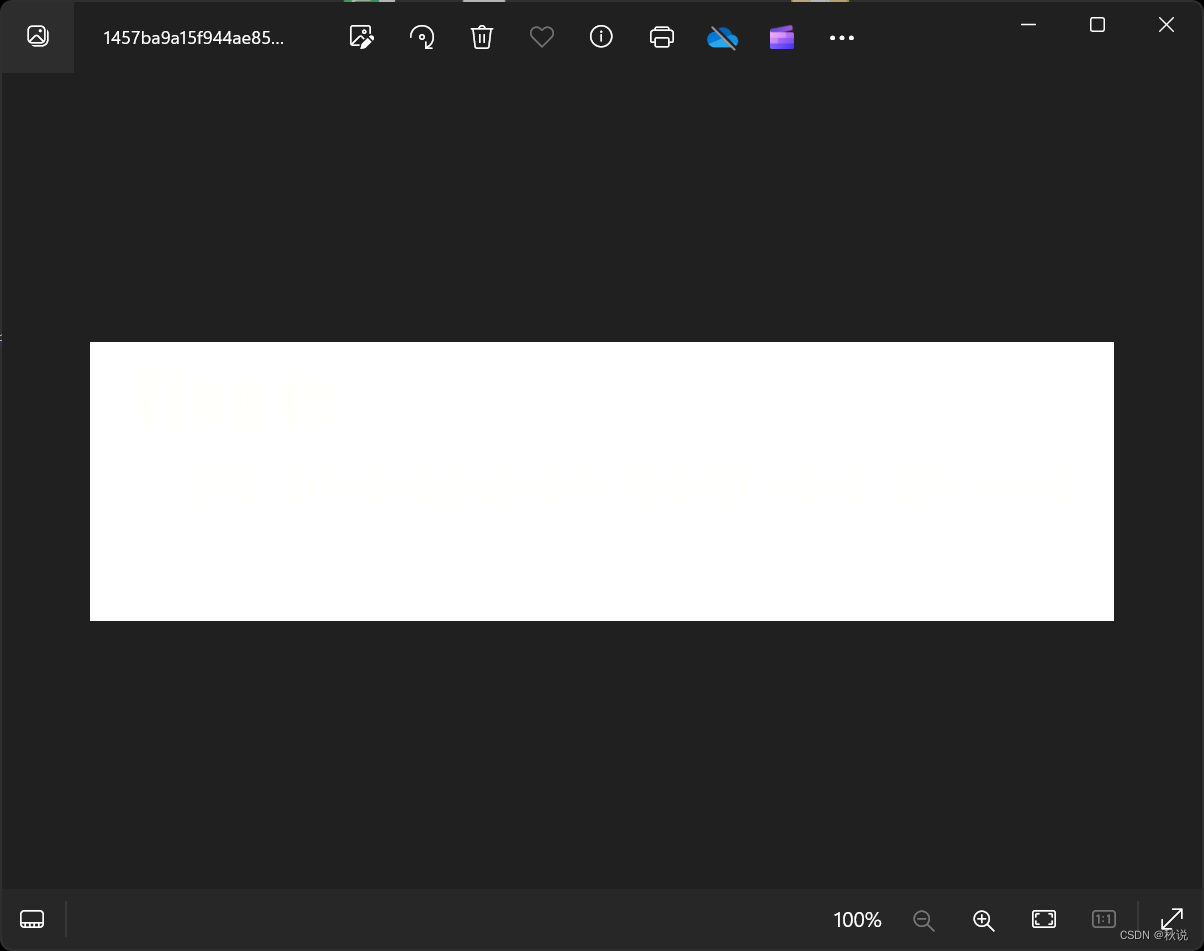 【网络安全 | CTF】pure_color