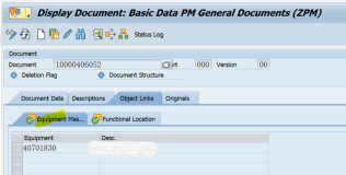 SAP PM 初级系列26 - 设备&功能位置的Document