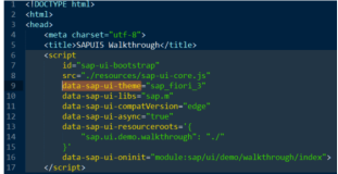 SAP UI5 的 sap-ui-bootstrap script 脚本标签各属性解析