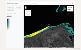 Nature全球潮汐可视化兼影像数据下载网站：Intertidal change