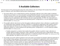 java 垃圾收集器选择