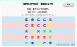 【休闲益智】【HTML】看字说颜色