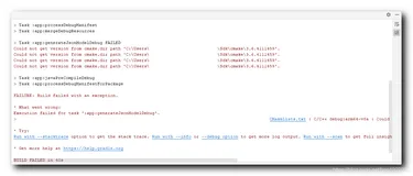 【错误记录】Android NDK 错误排查记录 ( Could not get version from cmake.dir path ‘xxx\cmake\3.6.4111459‘. )