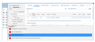 Cloud for Customer Restriction and Exclusion Product Lists