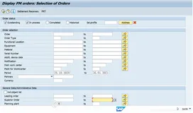 SAP PM入门系列30 - IW39 Display Orders