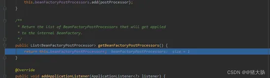 Spring IOC源码：invokeBeanFactoryPostProcessors 后置处理器详解