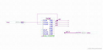 数电FPGA实验：实验一 基于FPGA的计数器设计 （基本任务：采用原理图法设计一个十进制计数器，完成波形功能仿真和时序仿真。拓展任务1：采用原理图法设计一个六进制计数器，完成波形功能仿真和时序仿真）