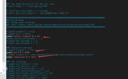 Whoops, GitLab is taking too much time to respond.问题解决