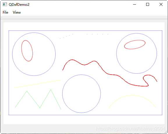 我的Qt作品（6）使用Qt完整解析dxf文件并绘制(支持椭圆和样条曲线)