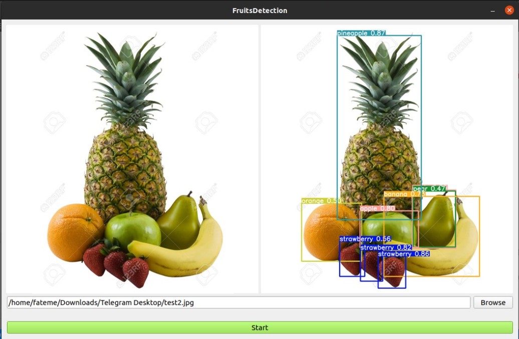 Yolov5水果分类识别+pyqt交互式界面