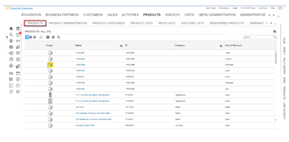 Product Master data in C4C and data exchange with CRM via PI