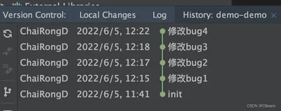 git rebase -i合并多次提交