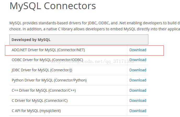 NET连接MySQL数据库