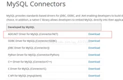NET连接MySQL数据库