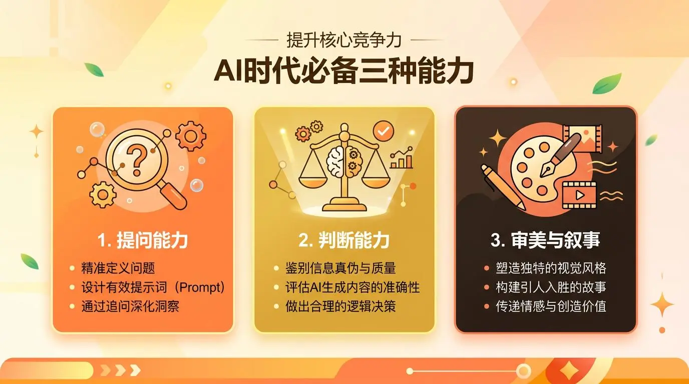 AI时代必备三种能力