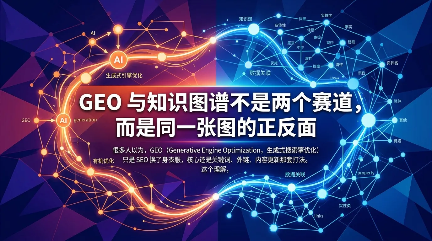 GEO 与知识图谱不是两个赛道，而是同一张图的正反面