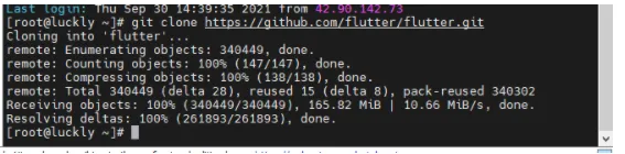 linux 环境安装Flutter