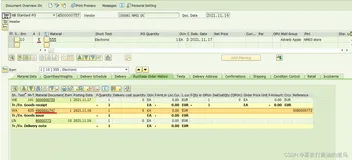 SAP RETAIL 寄售模式的公司间STO发货过账后的物料凭证的特殊点（一）