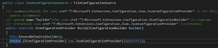 关于Asp.net core配置信息读取的源码分析梳理