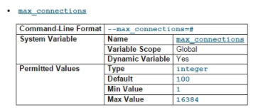 MySQL 默认最大连接数是多少？