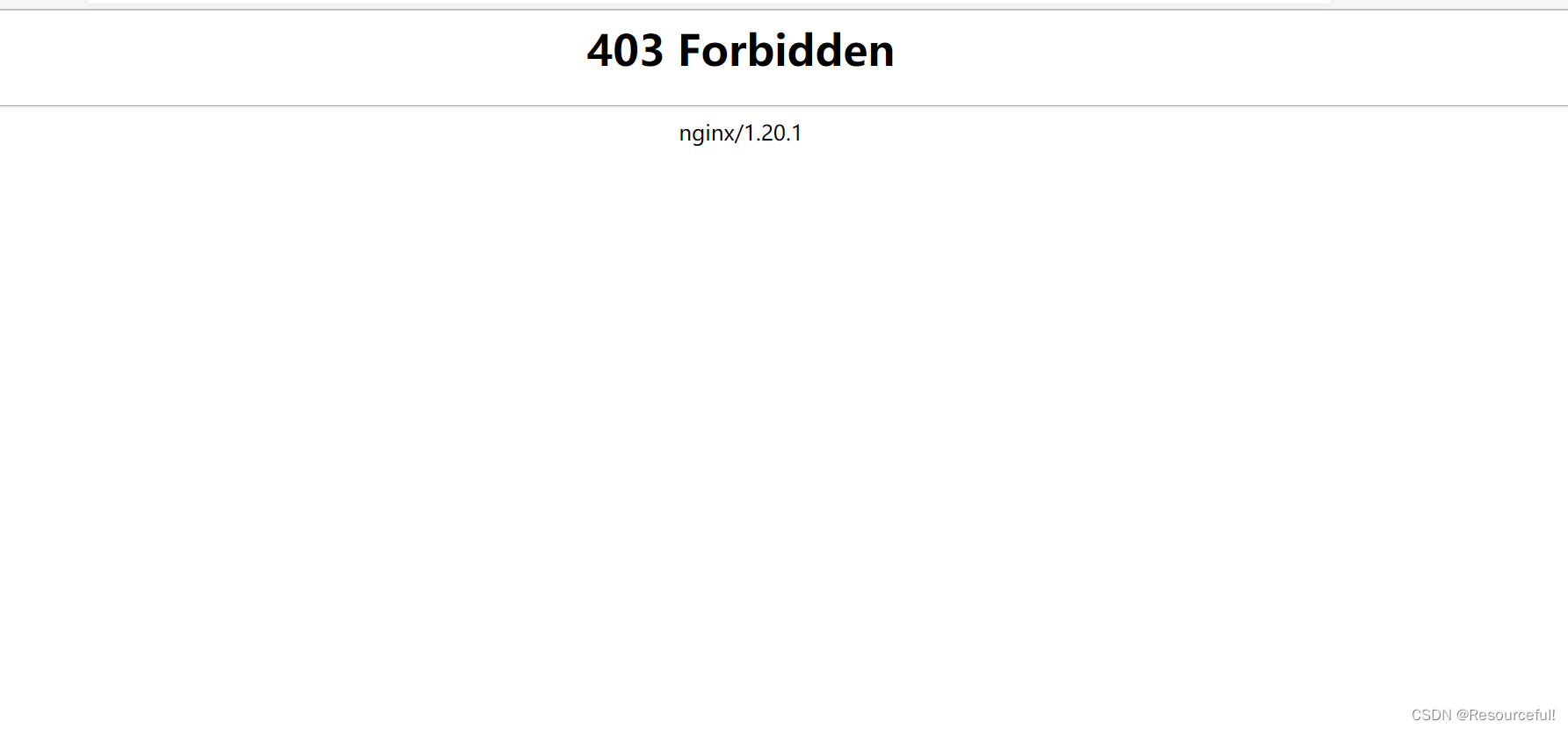 403 Forbidden nginx/1.20.1