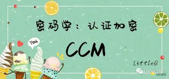 【密码学】一文读懂CCM