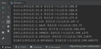 一球从100米高度自由落下，每次落地后反跳回原高度的一半；再落下，求它在 第10次落地时，共经过多少米？第10次反弹多高