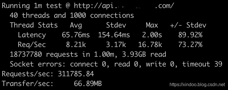 Web服务压测神器wrk