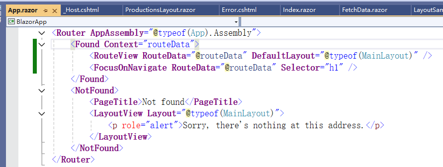 ASP.NET Core Blazor 路由配置和导航