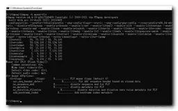 【FFmpeg】ffmpeg 命令查询三 ( 查询 ffmpeg 命令分类支持的参数 )