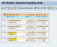 SAP HUM 使用HU02将几个HU打包到一个外层新的HU号码里