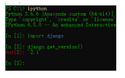 初探Django2.1：Win10+Python3.6.6环境下安装Django