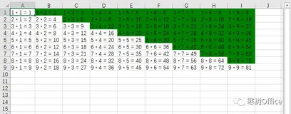 Script Lab 04：Script Lab，九九乘法表，Excel 基础操作（2）