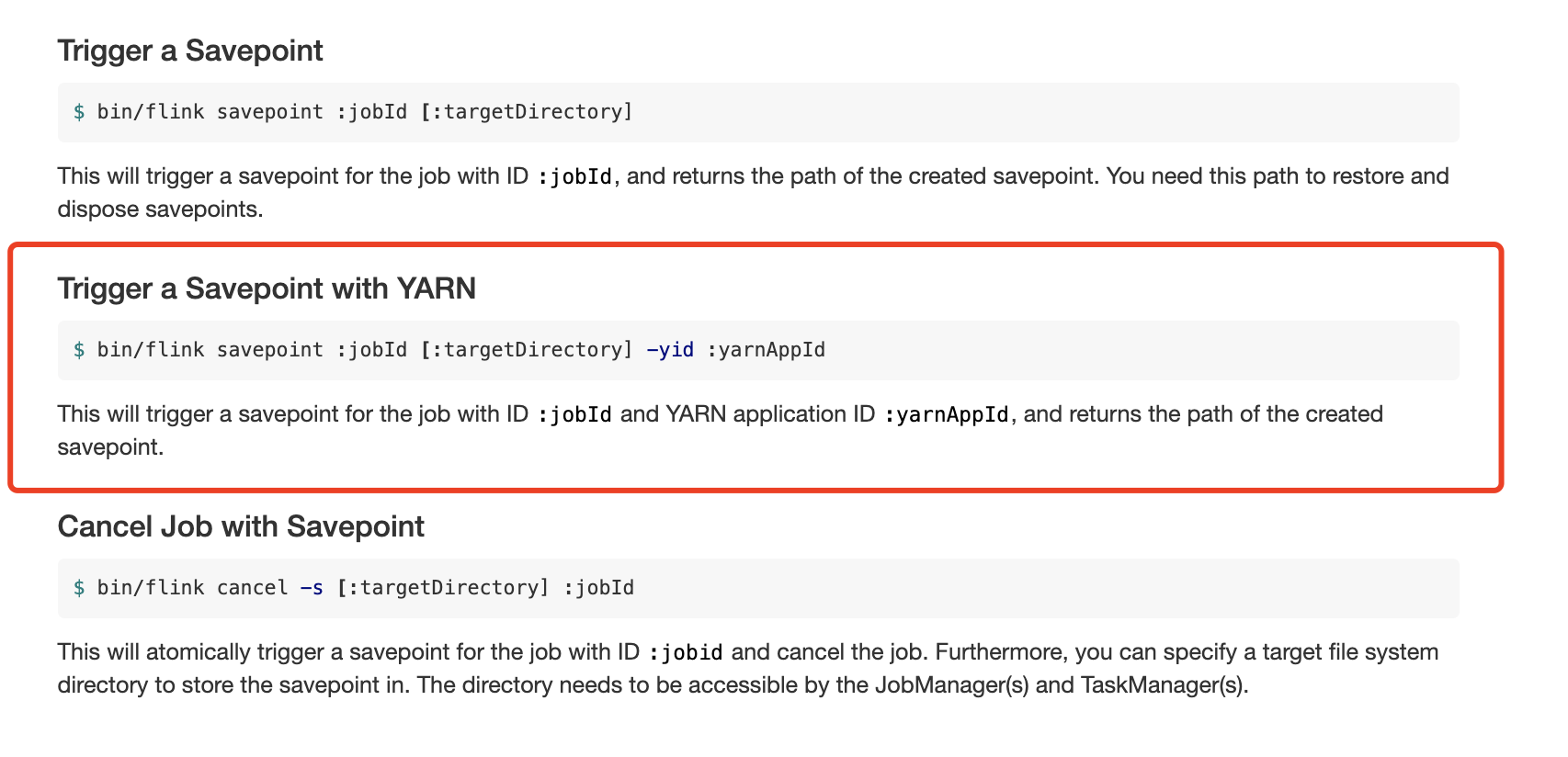 Flink 1.12 yarn-cluster模式触发Savepoint with Yarn指定-yid报异常failed timeout问题及解决