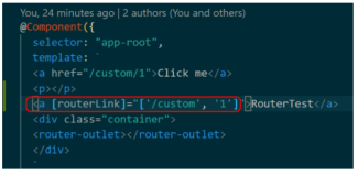 Angular routerLink指令的href属性生成逻辑